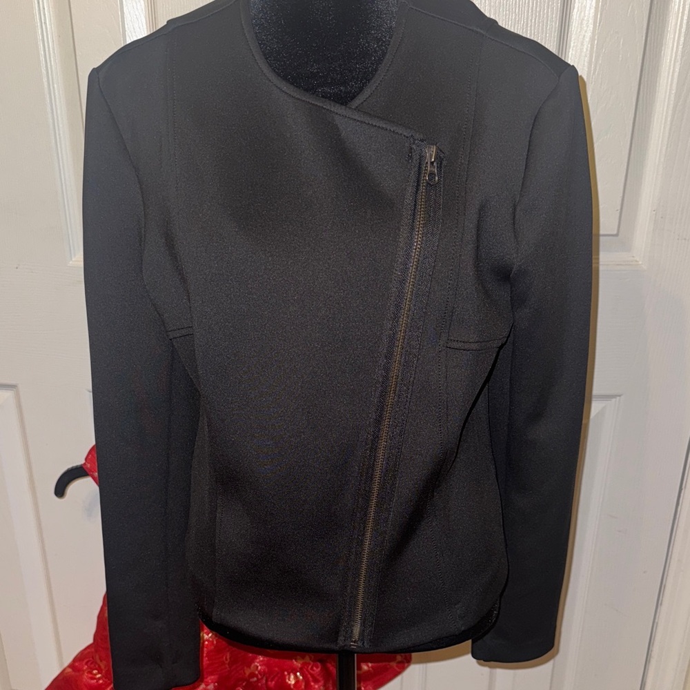 Apt. 9 Women's Black Asymmetrical Blazer - Picture 2 of 16